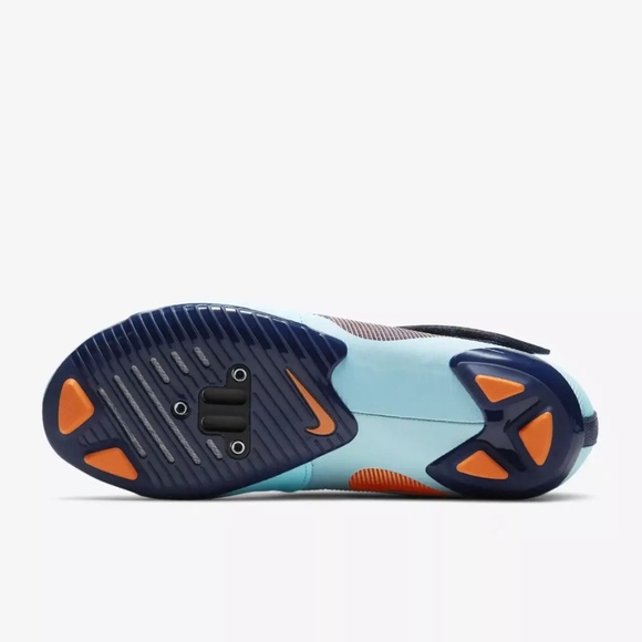 Nike Men's SuperRep Indoor Cycling Shoes 'Blue Void Copa Orange' CW2191-484 NIB - Picture 6 of 9